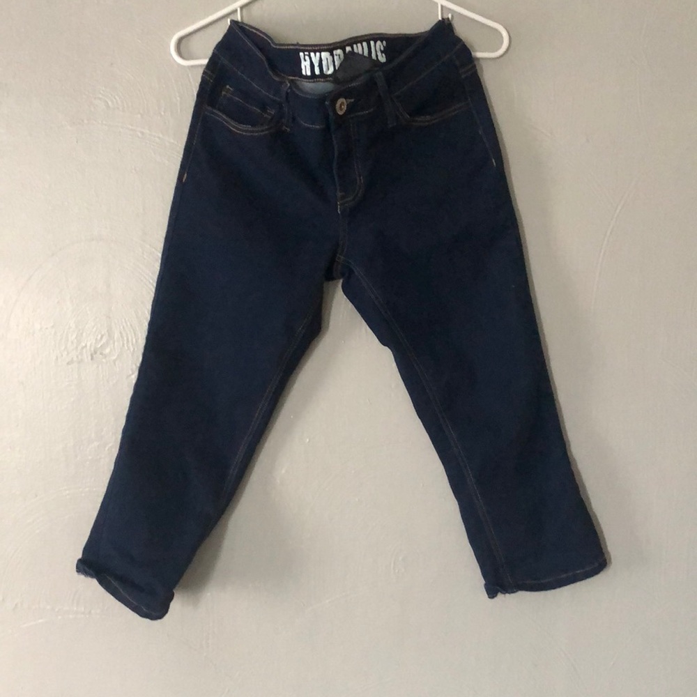 Denim capris
